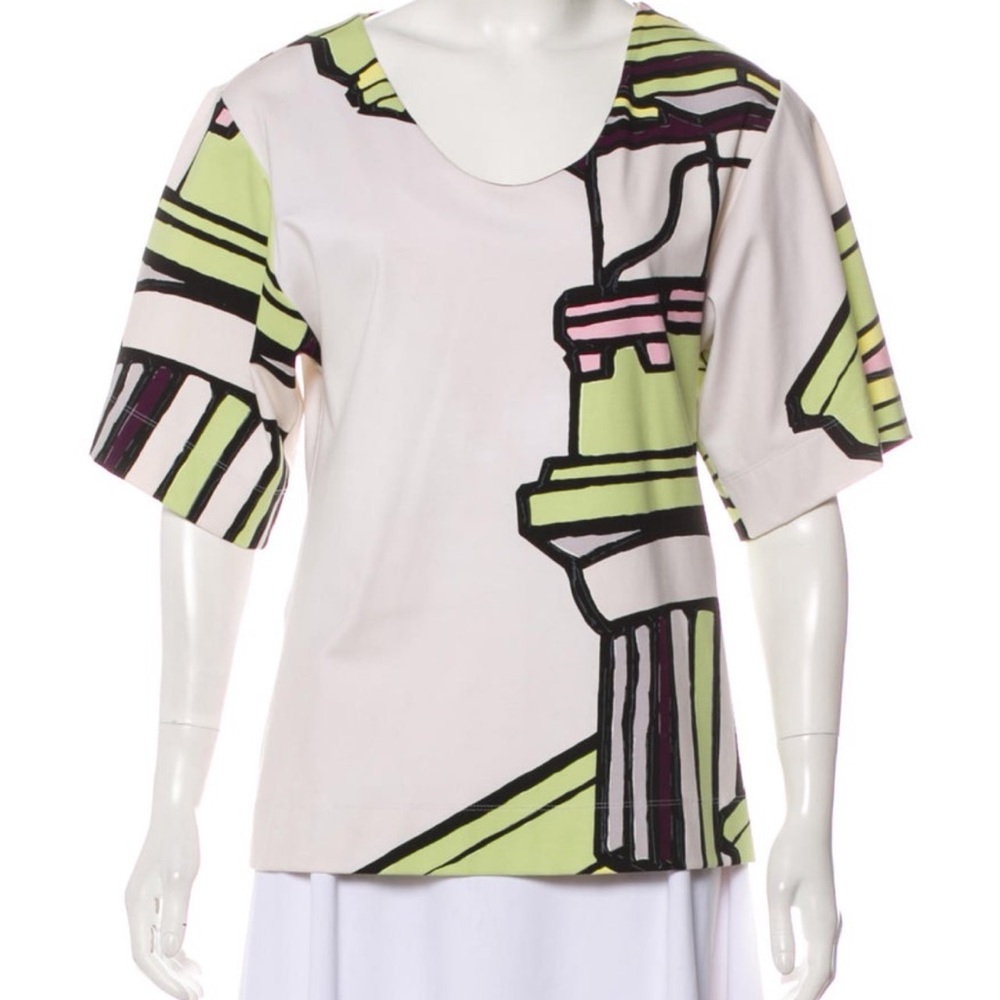 Balenciaga Abstract Print Women's Top - Picture 1 of 3
